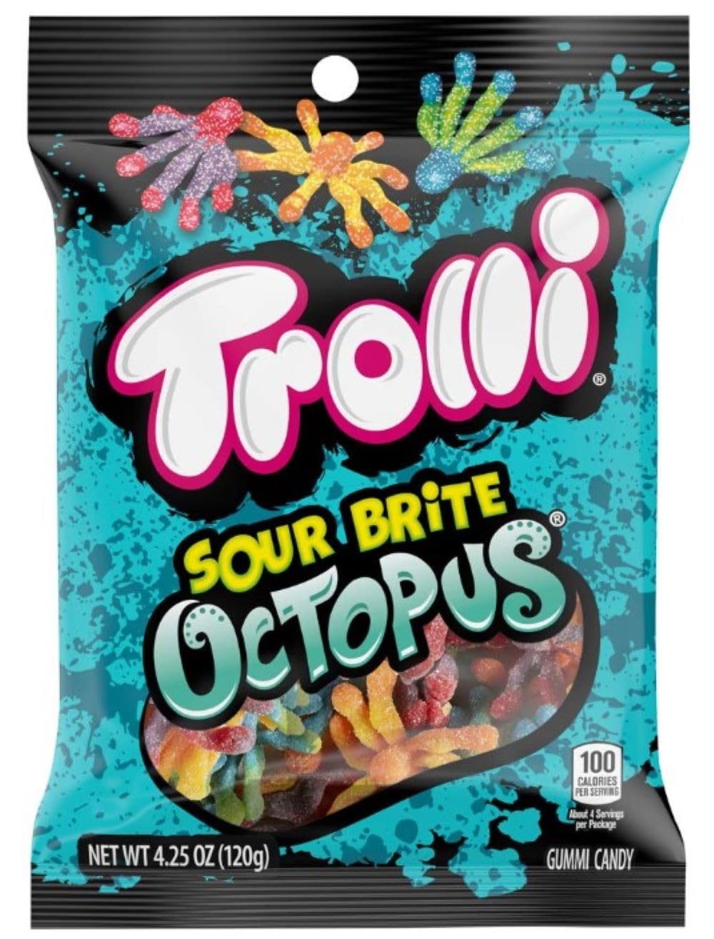 Trolli Sour Brite Crawlers (4 oz Bags) (Pack of 3)
