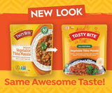 Tasty Bite Vegetable Tikka Masala, 10 Ounce, Pack of 6, Ready to Eat, Microwavable Entree, Vegetables Simmered With Cashews (Packaging may vary)