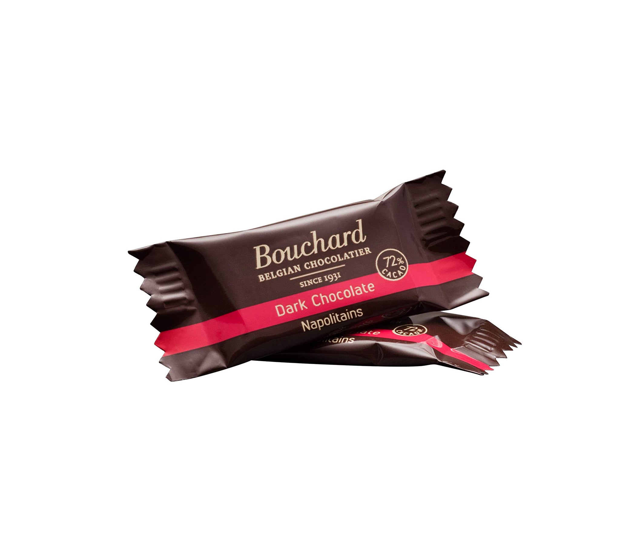 Bouchard Premium Belgian Dark Chocolate with 72% Cacao | Individually Wrapped Pieces (2 LB) (CAN)