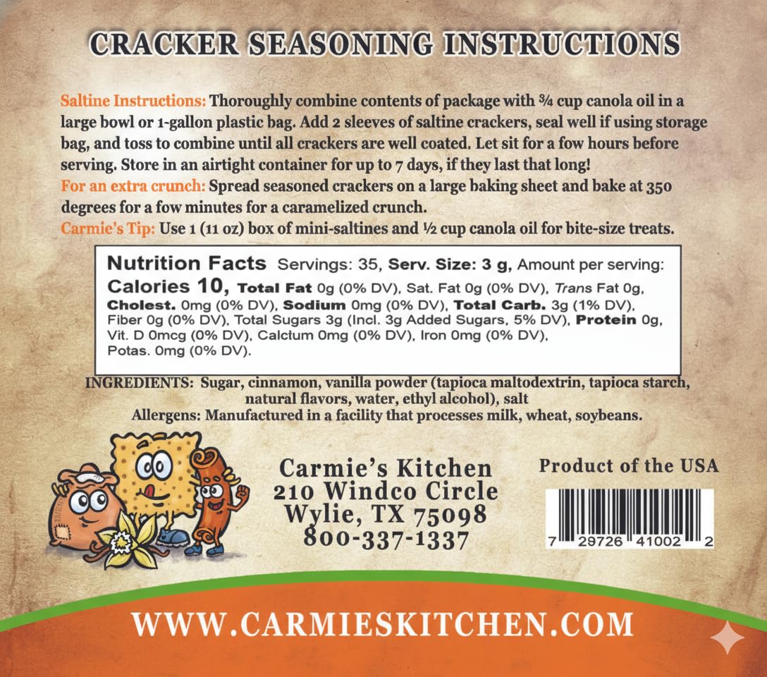 Cracker Seasoning Mix - Snickerdoodle