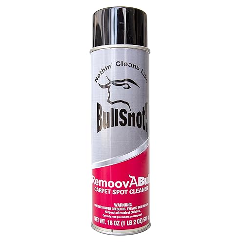 RemoovABull Carpet & Upholstery Stain Remover - Fast Acting, Powerful Cleaner for Oil, Grease, Dirt, Coffee, Urine & More - Ideal for Car Interiors