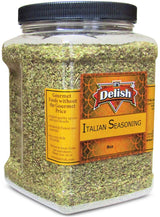 Gourmet Italian Seasoning By It's Delish - 9 OZ Jumbo Reusable Container Jar - All Natural Blend of Dried Herbs - Aromatic Italian Seasoning