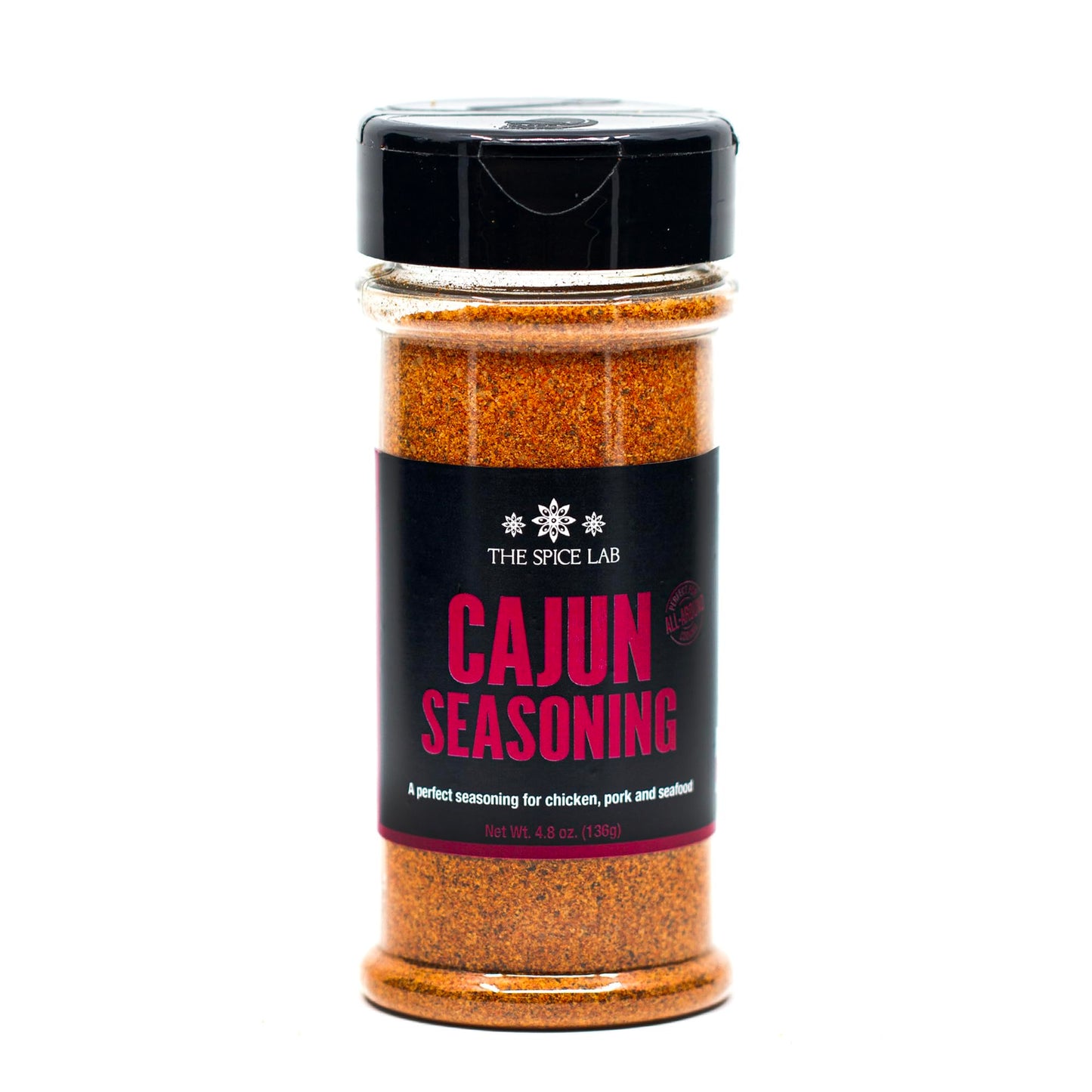 The Spice Lab Cajun Seasoning - Robust Gourmet Blend Cajun Powder Seasoning - Essential For Fish & Vegetables - The Definitive Mix to Infuse Southern