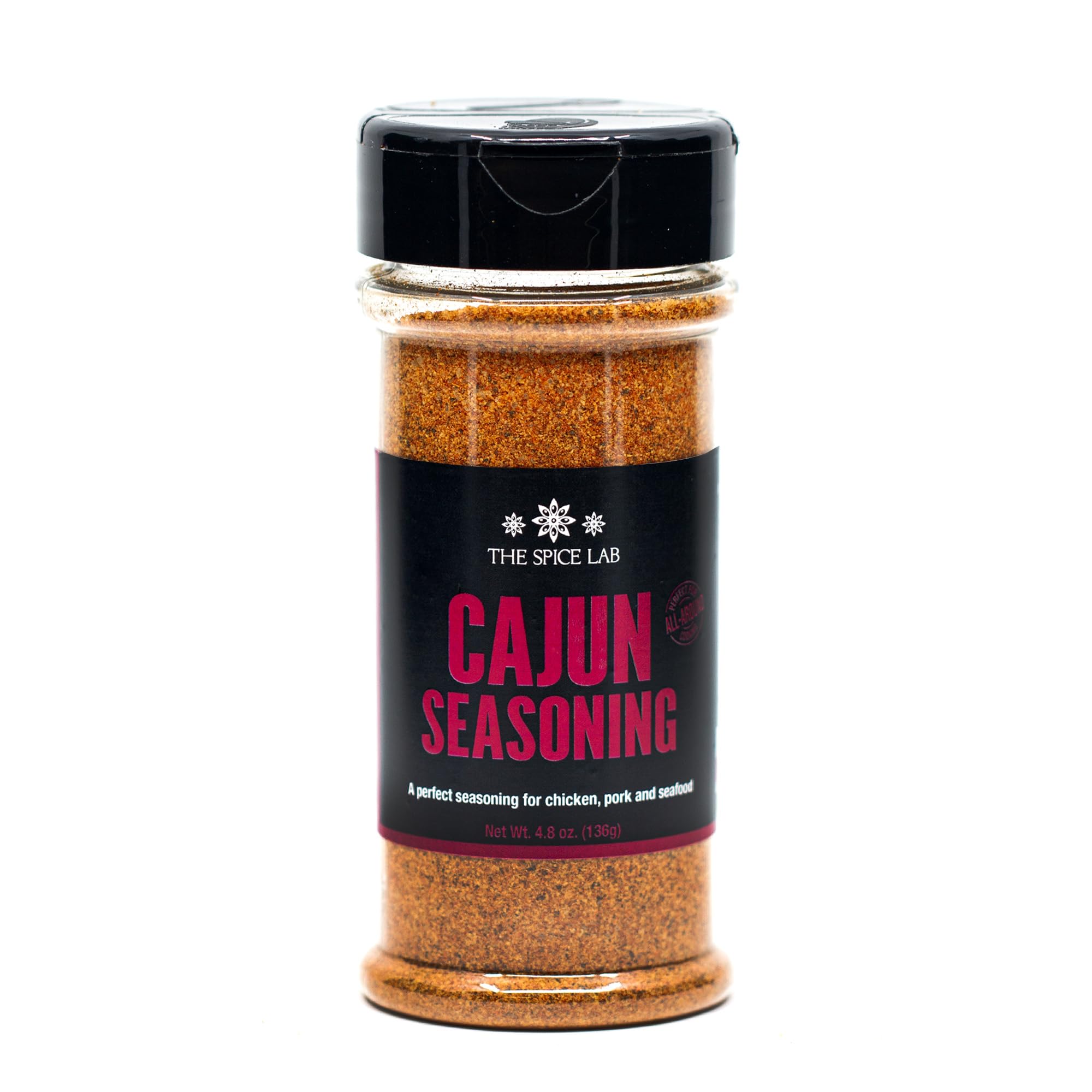 The Spice Lab Cajun Seasoning - Robust Gourmet Blend Cajun Powder Seasoning - Essential For Fish & Vegetables - The Definitive Mix to Infuse Southern