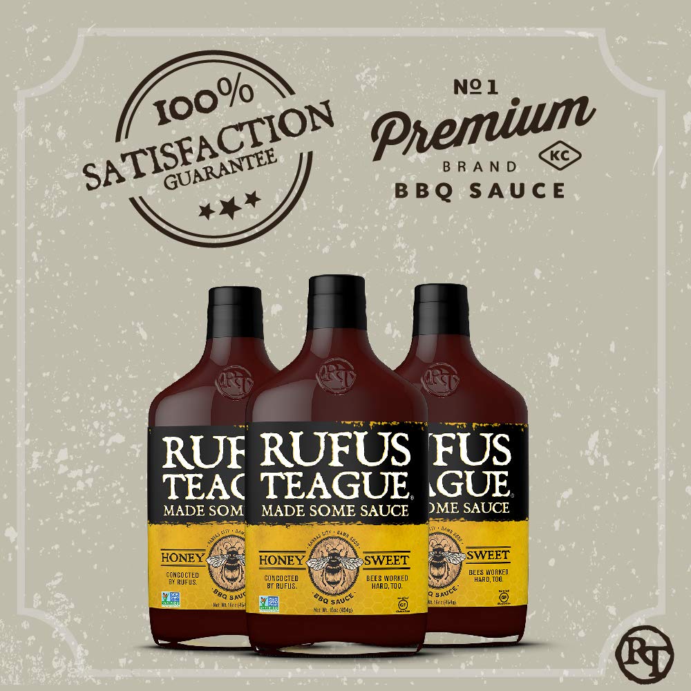 Rufus Teague's Honey Sweet BBQ Sauce, 15.25 OZ