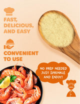 NICE WITCH'S Korean 100% Pure Natural Seasoning 8oz / 227g - Shrimp Powder, MSG Free, Authentic Thai & Southeast Asian Flavor, Pad Thai, Tom Yum