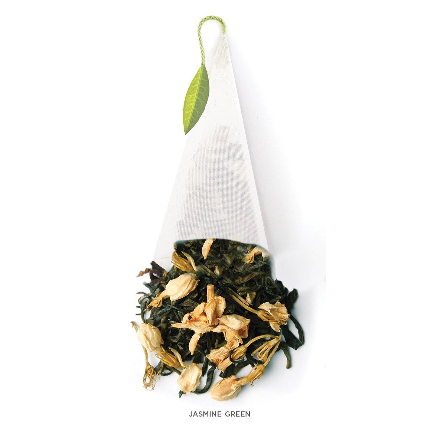 Tea Forte Jasmine Green Tea Event Box, Bulk Pack of 48 Pyramid Infuser Tea Sachets for All Occasions