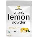 Organic Lemon Powder, 1lb - Real Freeze-Dried Source - Rich in Essential Vitamin C - Natural Immune Support - Raw Lemon Juice Flavor & Aroma