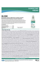 Theochem Laboratories in-Cide Multi Surface Fresh Disinfectant Cleaner (1 Gallon)