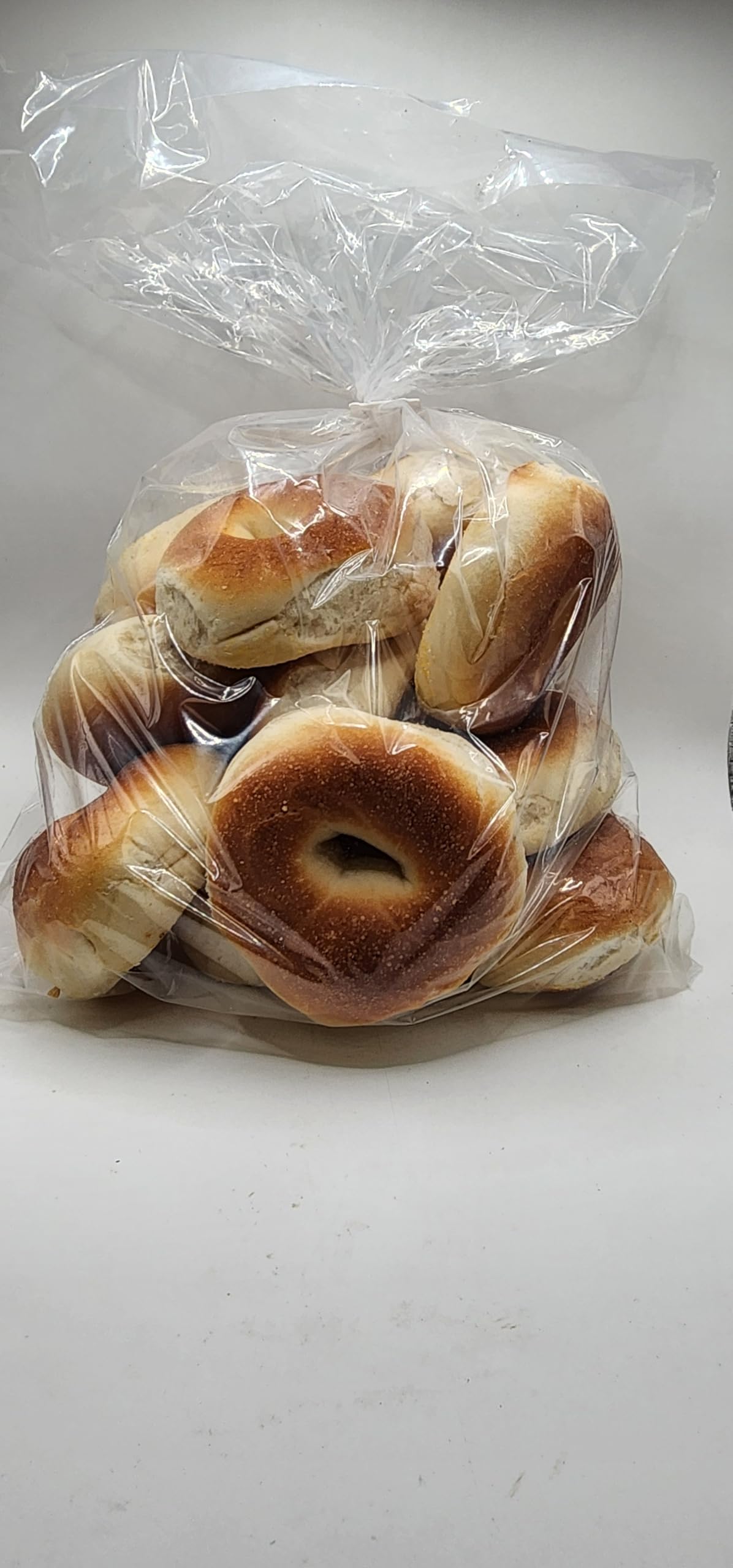 Elie's Mini Bagels - 6 packs of 12 Mini Plain Bagels = 72 total Mini