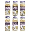 Pereg Quinoa with Mushrooms & Garlic - (10.58 Oz x 6 Pack) - High In Proteins, Iron & Fibres - Ancient Superfood Grain - Non-GMO, Vegan & Vegetarian