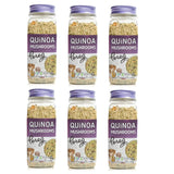 Pereg Quinoa with Mushrooms & Garlic - (10.58 Oz x 6 Pack) - High In Proteins, Iron & Fibres - Ancient Superfood Grain - Non-GMO, Vegan & Vegetarian