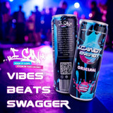 I.CANDY Energy Drink Original 24 Pack 12 oz Cans, Bulk Energy Drinks Case, Classic Flavor, 114mg Caffeine, Smooth Clean Energy No Crash