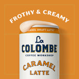 La Colombe Coffee, Caramel Draft Latte, 11 fl oz Cans (Pack of 12), Coffeehouse Quality Cold Brew, Specialty Grade Coffee Beans, Ready-to-Drink