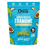 The Only Bean Sea Salt Roasted Edamame Beans, 18 Ounce