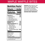 Kashi Breakfast Cereal, Vegan, Made with Whole Grains, Maple Waffle Bites, 9.5oz Box (1 Box)