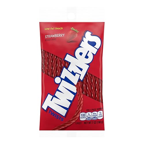 TWIZZLERS Twists Strawberry Candy Bags, 7 oz (12 Count)