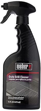 Weber Outdoor Grill Spray Bottle Cleaner & Degreaser, 16 oz - Safe, Non?Corrosive, Effective Formula for Stainless Steel & Cast?Iron Grates, Smokers