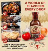 Bear & Burton's W Sauce, 64oz Jug (Fireshire)