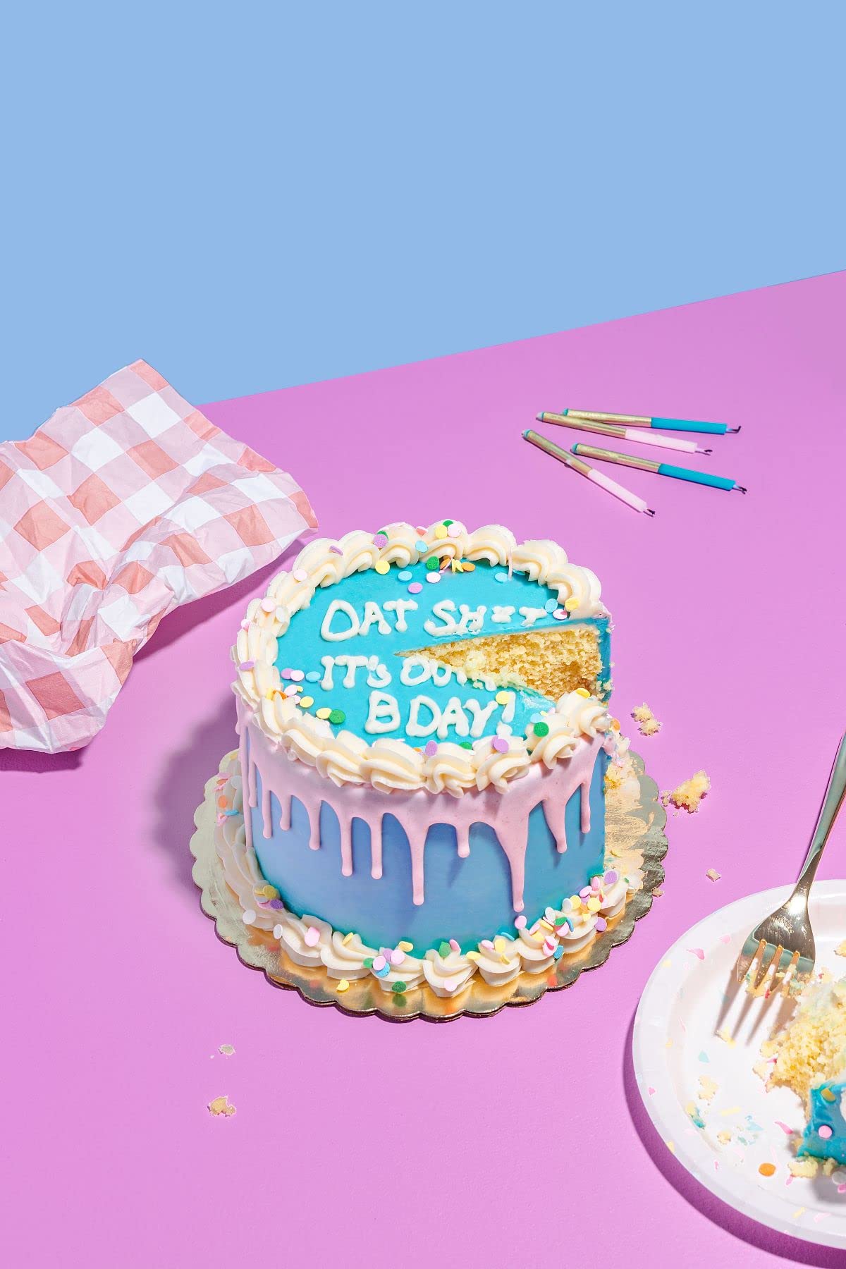 KWEEN Oat Haus Birthday Cake Granola Butter | Peanut-free, Almond (Tree-Nut) Free, & School-Safe (Top 8 Allergen Free) | Edible Cookie Dough