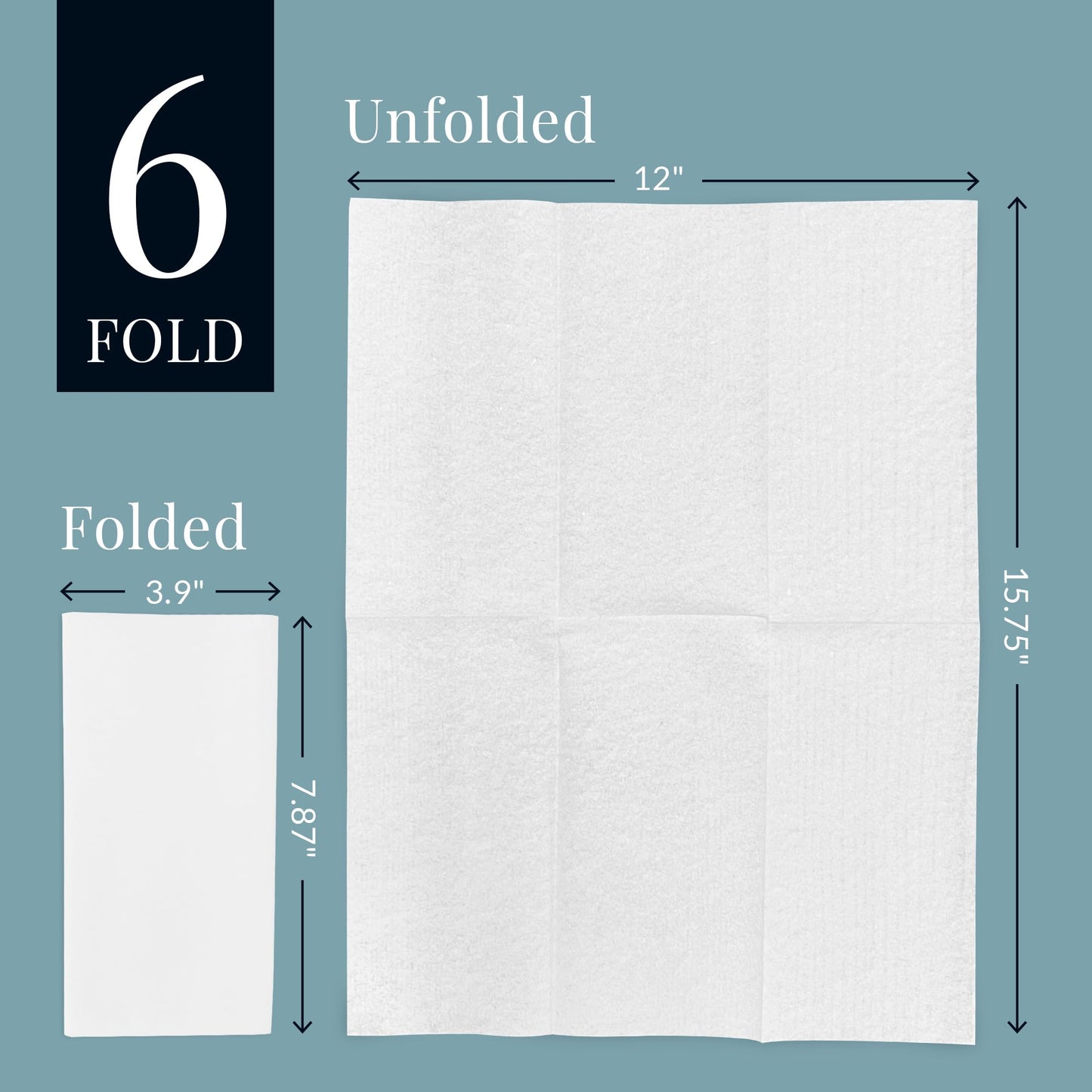 Reli. Bathroom Napkins Guest Disposable (60 Pack) Linen-Feel Guest Towels 12" x 15.75" | Cloth-Like Restroom Napkins | Paper Hand Towels for Bathroom