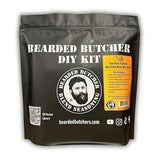 Bearded Butchers Mango Tango Bratwurst DIY Kit - Make Sweet and Spicy Homemade Brats - Includes Maple Sugar Seasoning, 32mm Collagen Casings, Jalapeño