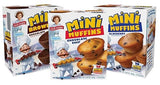 Little Debbie Mini Muffin Bundle, 1 Box Chocolate Chip Mini Muffins, 1 Box Blueberry Mini Muffins, 1 Box Mini Brownies, 8.44 Assorted Assorted 8.44