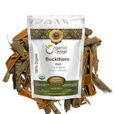 Organic Way Dried Buckthorn Bark (Frangula Alnus) Cut & Sifted - Organic & Kosher Certified | Raw, Vegan, Non GMO & Gluten Free | USDA Certified |
