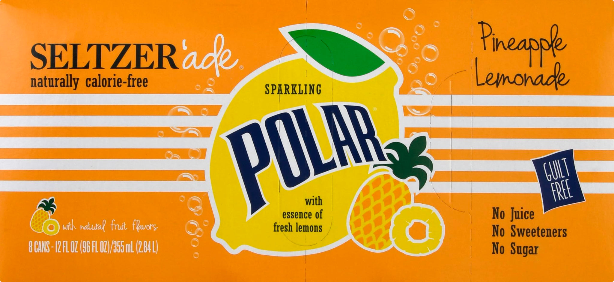Polar, Pineapple Lemonade Seltzer
