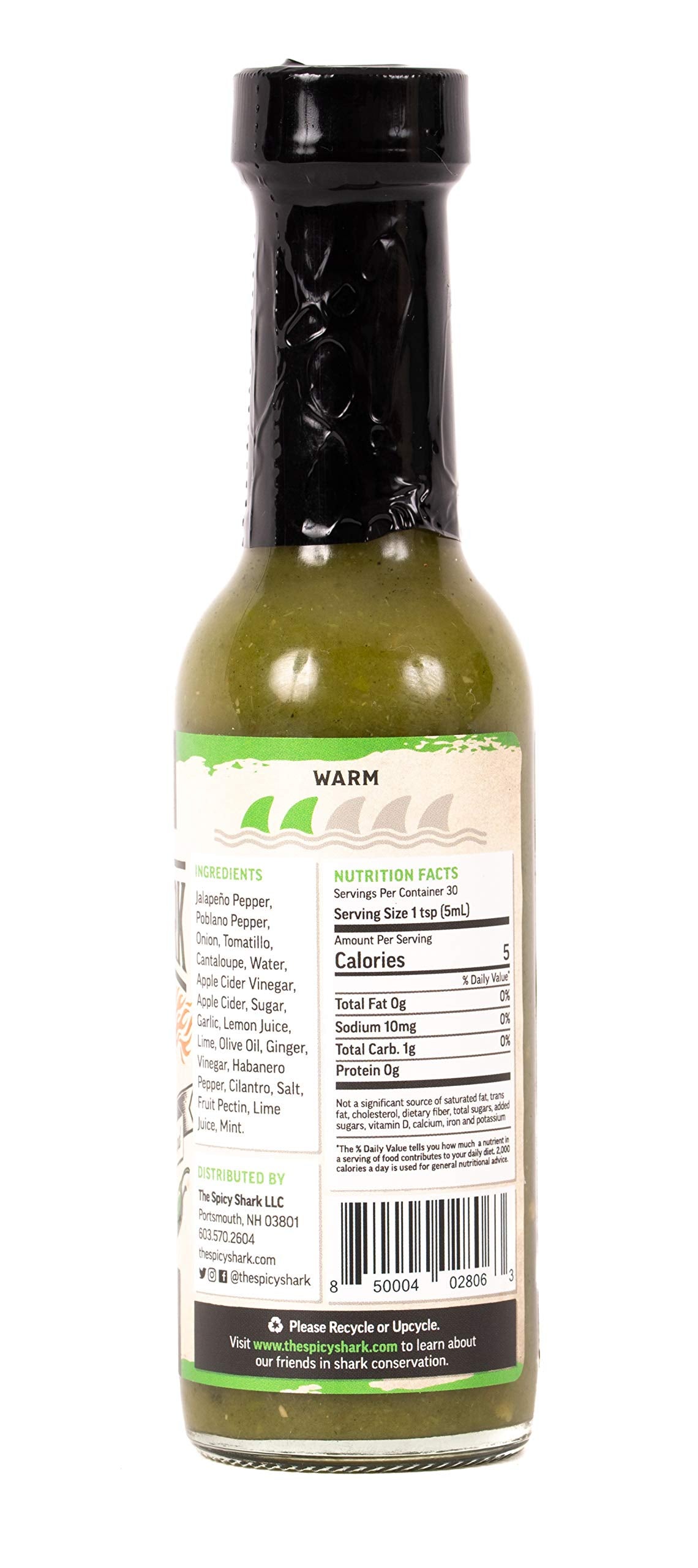 The Spicy Shark, Nurse Shark Jalapeno Hot Sauce 5 fl oz - Brand featured on Hot Ones