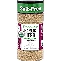 FreshJax Salt-Free Garlic Herb Seasoning (4.2 oz) All-Purpose Garlic Herb Blend. Made in USA, Non-GMO Gluten-Free Gourmet Dry Rub for Pasta, Chicken