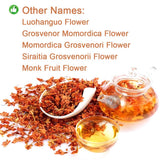 Plant Gift 100% Luohanguo Flower Tea, Monk Fruit Sweetener Herbal Tea (Grosvenor momordica Flower/Momordica grosvenori Flower/Siraitia Grosvenorii