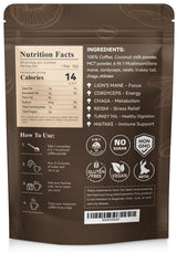 Mushroom Coffee 6 Mushrooms for Gut Health, Energy and Focus Support