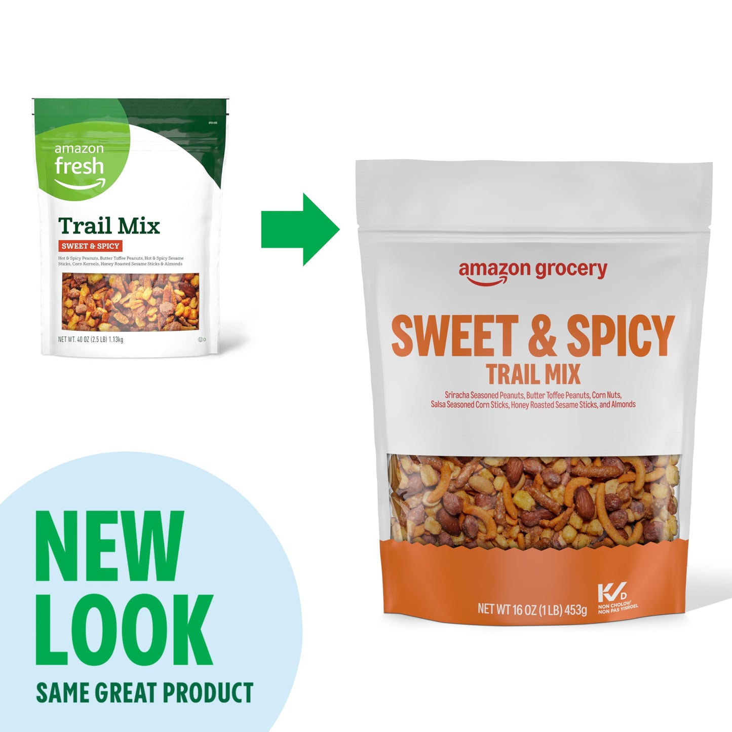 Amazon Grocery, Trail Mix, Sweet & Spicy, 16 Oz (Previously Happy Belly, Packaging May Vary)