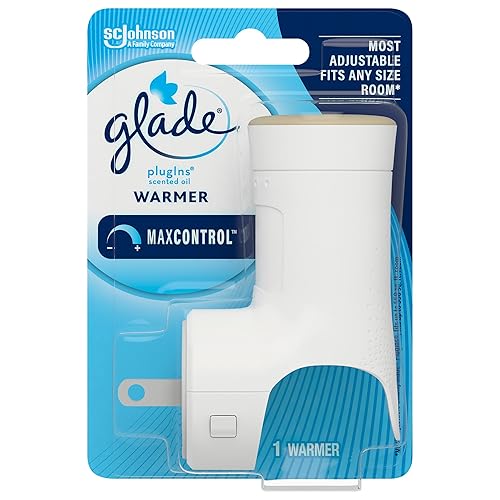 Glade PlugIns Air Freshener Warmer, Scented and Essential Oils for Home and Bathroom, Up to 50 Days on Low Setting