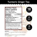 Buddha Teas Organic Turmeric Ginger Tea - OU Kosher, USDA Organic, CCOF Organic, 18 Bleach-Free Tea Bags