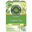 Traditional Medicinals Tea, Organic Green Tea Lemongrass - Supports Everyday Wellness - Kosher, Non-GMO -16 Tea Bags