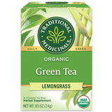 Traditional Medicinals Tea, Organic Green Tea Lemongrass - Supports Everyday Wellness - Kosher, Non-GMO -16 Tea Bags