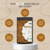 DFOLS Kodo Millet Whole Grain Mild Earthy Flavor for Cooking 0.55lb 8.82oz (250g) Premium Quality ??????