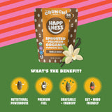 Happiness Foods™ Vanilla Cacao - Sprouted Organic Raw Pumpkin Seeds - High Protein, Certified USDA Organic, Non-GMO, Low Carb, Vegan, Gluten-Free