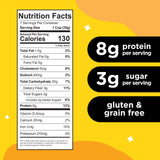 Three Wishes Grain-Free Protein Breakfast Cereal - 8g Protein and 3g Fiber - Healthy, Low-Sugar Breakfast Cereal, Gluten Free, Vegan-Friendly