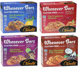 Pamela's Products Gluten Free Whenever Bars, Variety Pack of 4 Flavors, 20 Bars Total