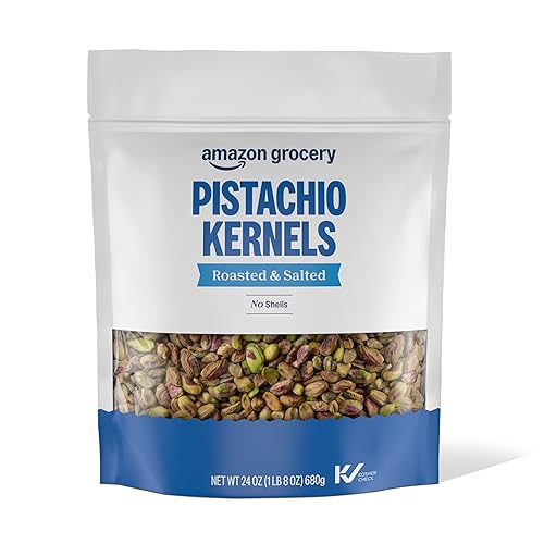 Amazon Grocery, Pistachio Kernels, Roasted & Salted, 24 Oz (Previously Happy Belly, Packaging May Vary)