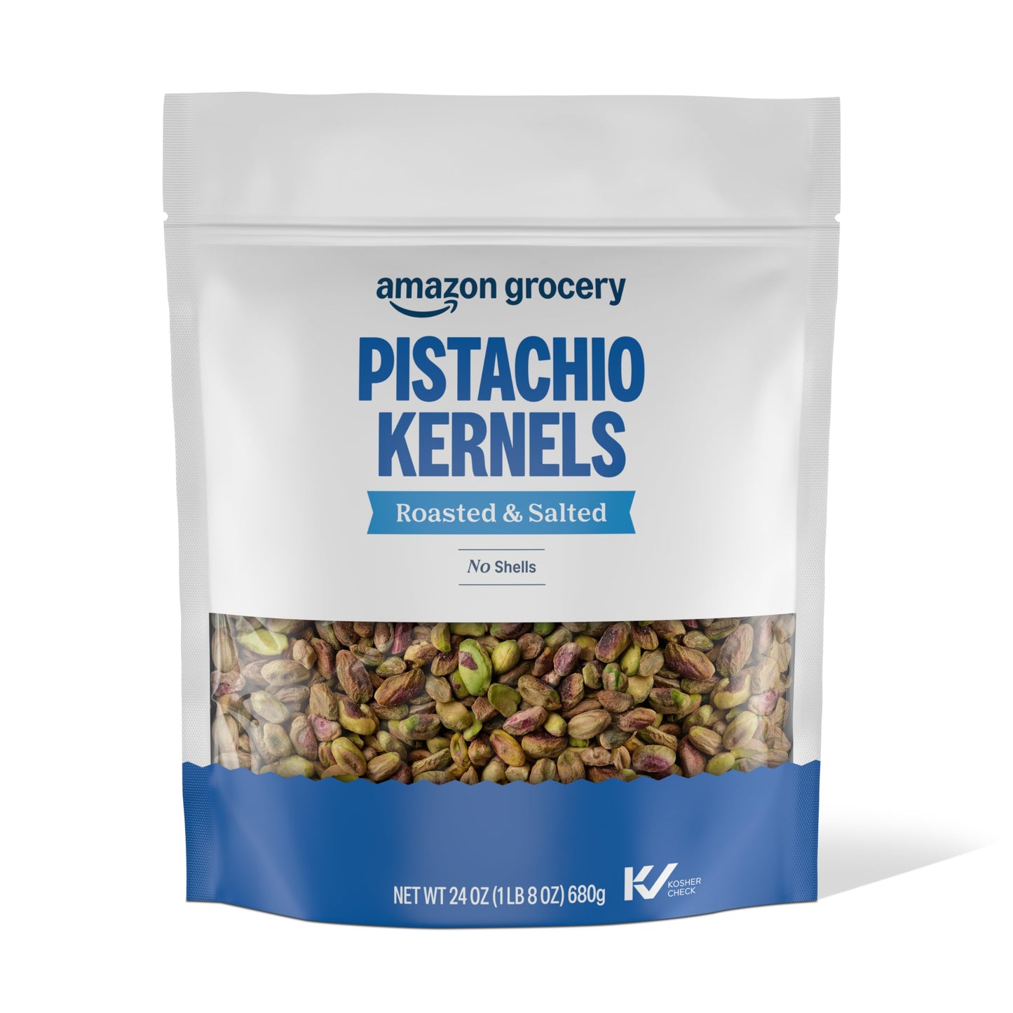 Amazon Grocery, Pistachio Kernels, Roasted & Salted, 24 Oz (Previously Happy Belly, Packaging May Vary)