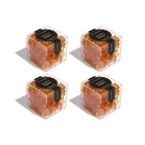 Sugarfina Bourbon Bears Small Candy Cube, 3.3 oz, 4 Count | Non-Alcoholic, Bourbon-Flavored Gummy Bears