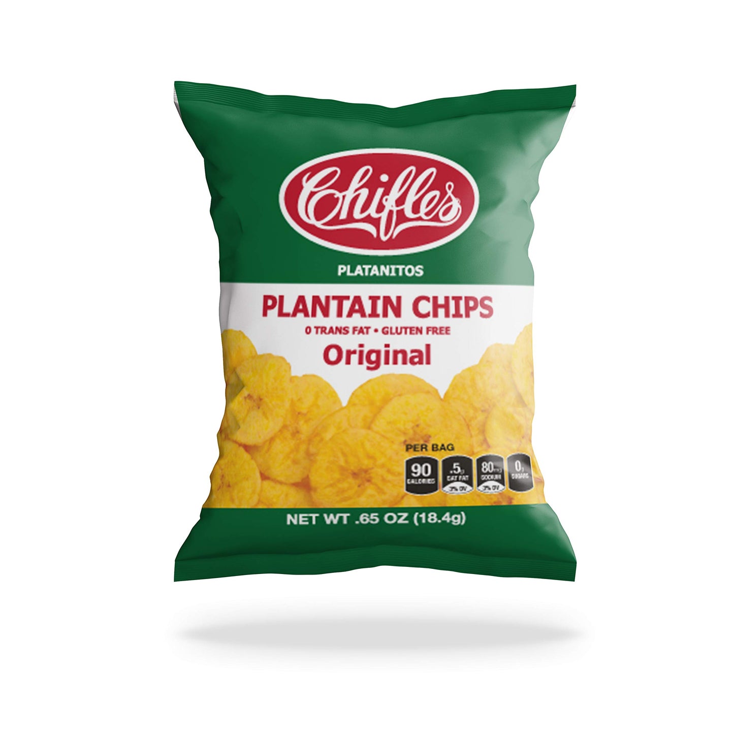 CHIFLES ORIGINAL PLANTAIN CHIPS, 0.65 Ounce (Pack of 40)