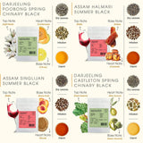 Teabox Indian Whole Leaf Trial Pack: Enjoy with Seidel Glass Tea Mug with Infuser & Ideal Teaspoon