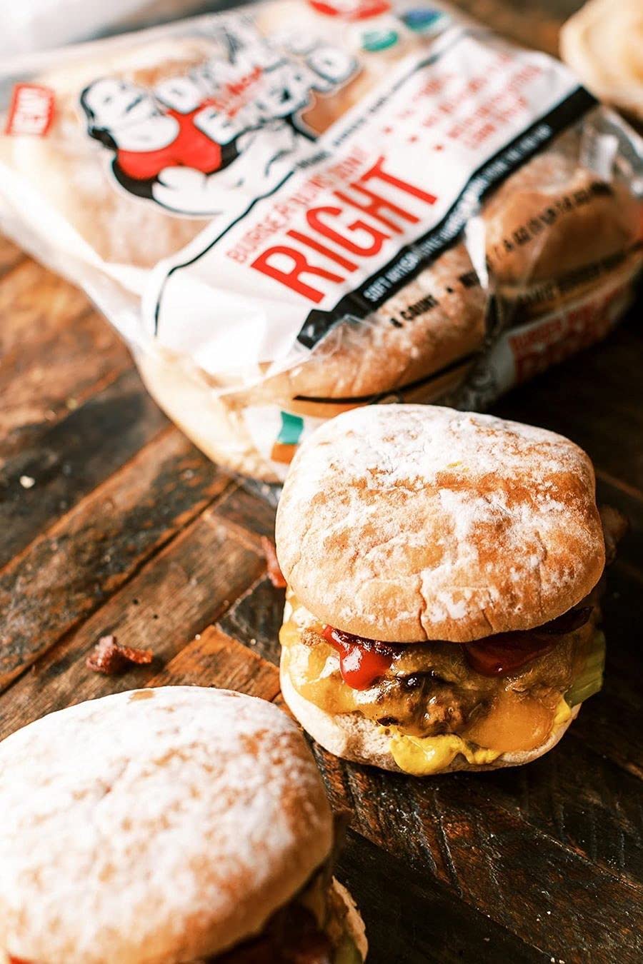 Dave's Killer Burger Buns Done Right - 2 Pack - 16 total Buns