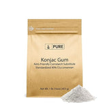 Konjac Gum (1 lb) Glucomannan Konjac Powder, Cornstarch Substitute, Thickener