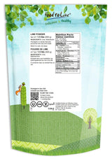 Lime Juice Powder, 1.5 Pounds - Unsulfured, Made from Raw Dried Citrus Fruit, Vegan, Bulk, Great for Juices, Smoothies, Yogurts, and Instant Breakfast